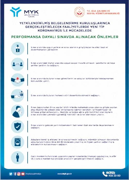 PERFORMANSA DAYALI SINAVDA ALDIĞIMIZ TEDBİRLER